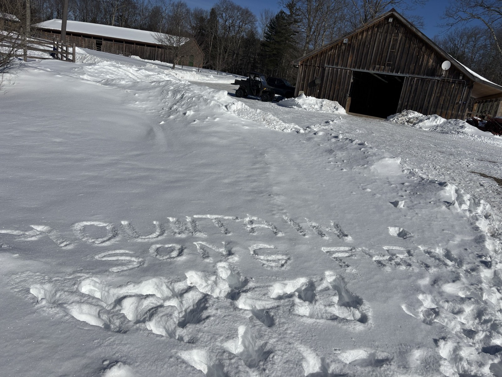 Snow Writing